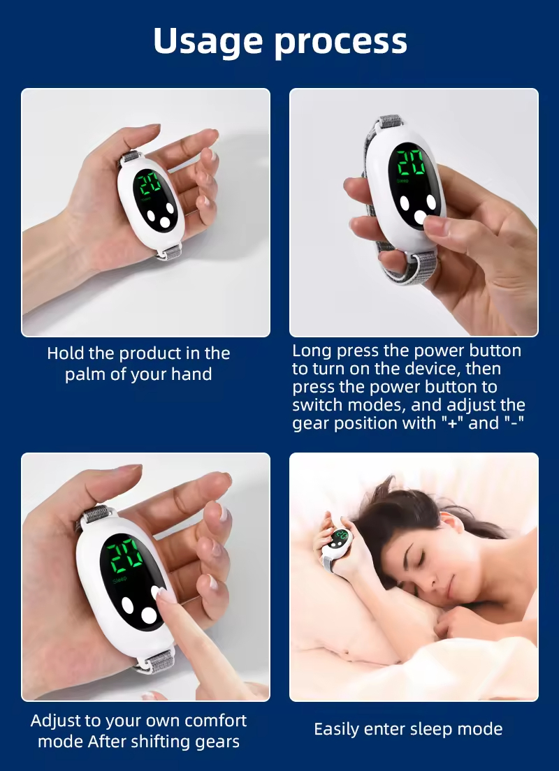 Smart Electric Sleep Aid Tool Handheld Micro-Current Relief Anxiety and Insomnia Instrument Portable Sleep Aid Device