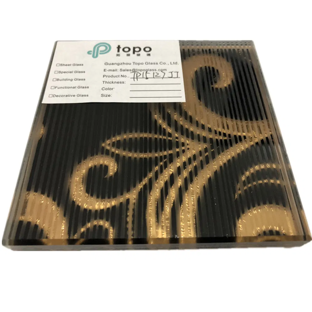 Laminated Mountains and Waters Painting Wire Fabric Glass (PLW-TP)