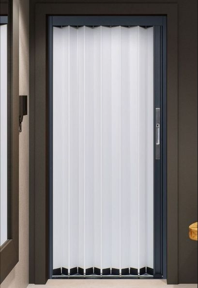 Modern Bi-Fold Slidinq Retractable Aluminum Alloy Invisible Low Rail Space-Saving Kitchen Shoppingmall Exterior Entrynfrc Door