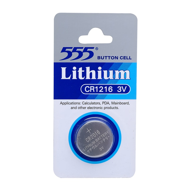 Литиевые батарейки-таблетки 555 Brand CR2032, CR2025, CR1620