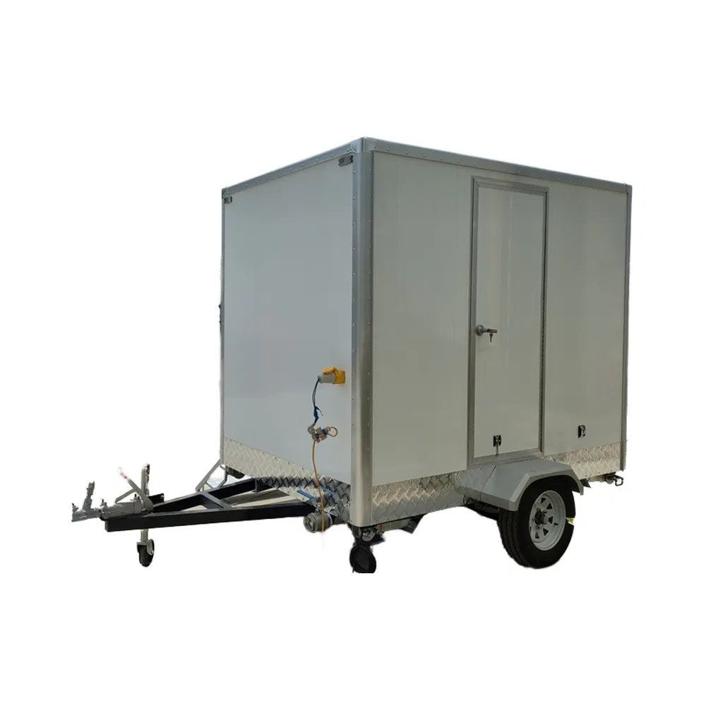 Luxury Mobile Toilet Portable Mobile Plastic Toilets Trailer