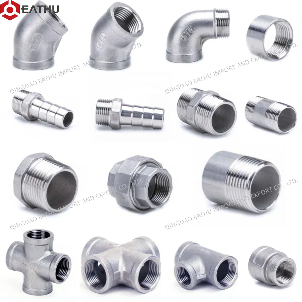 ISO4144 & En10241 150lb Stainless Steel Screwed Fittings Threaded Cross
