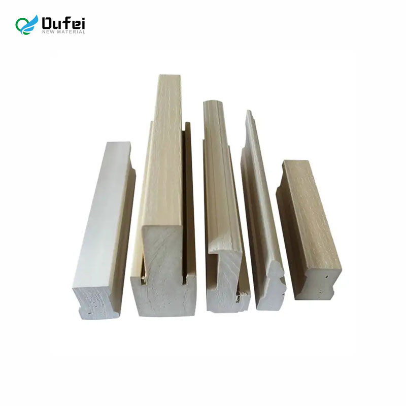 Oufei New Material Manufaturer Directly Sale PVC WPC Vinyl Door Casing Architrave
