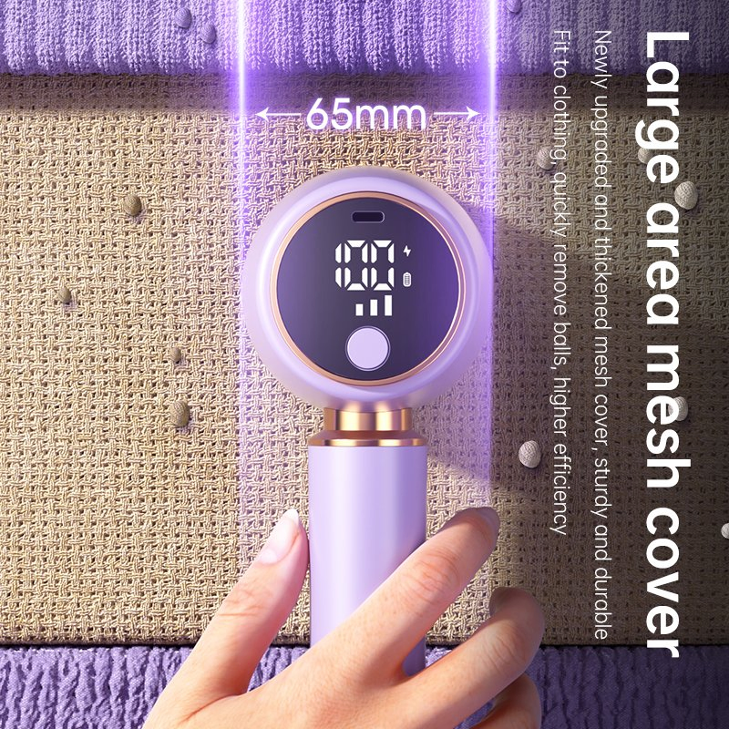 Digital Display Lint Trimmer Hair Shaver Rechargeable Clothes Lint Remover Bristle Ball Remover