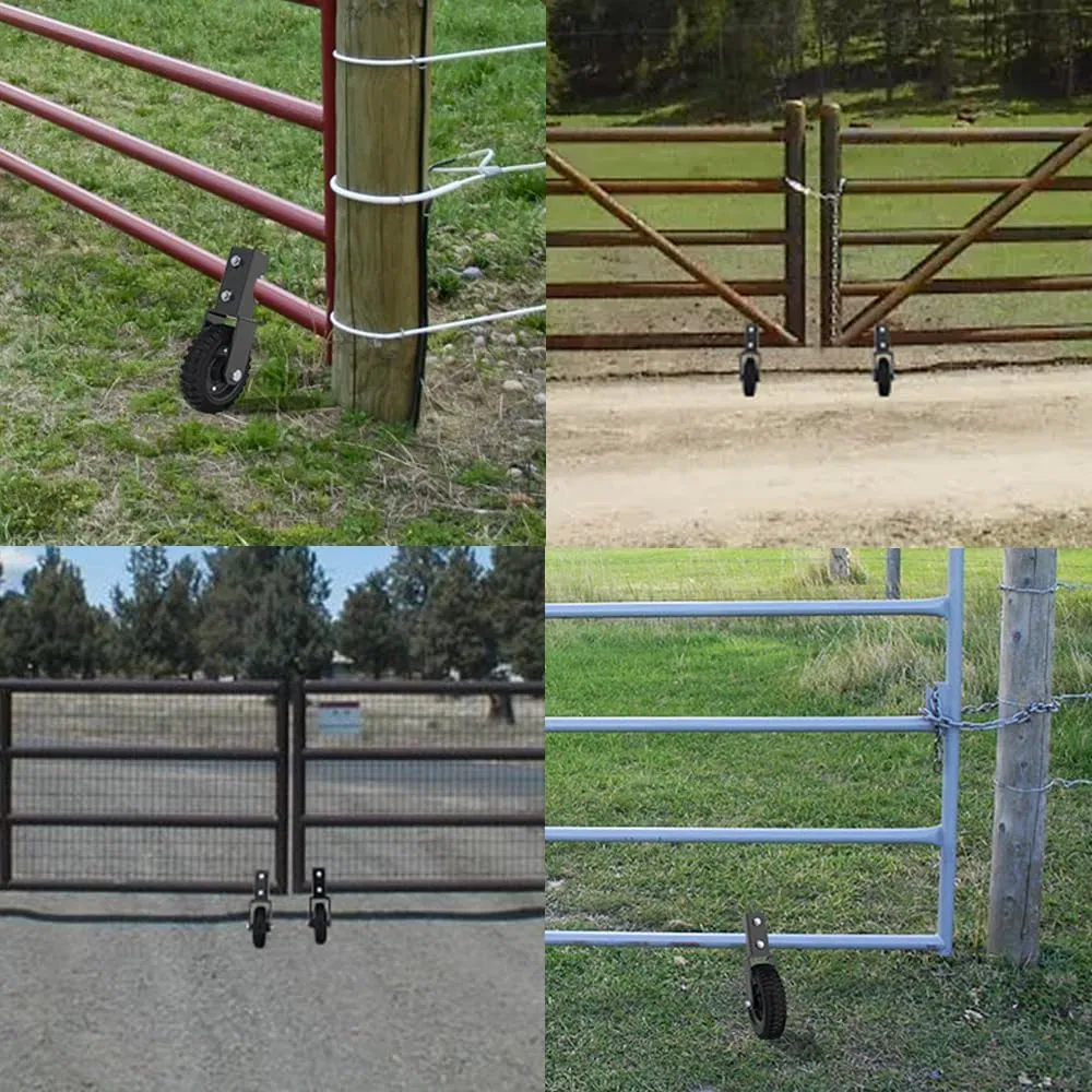 Gate Wheel, 6 Inch Under Mount Door Caster