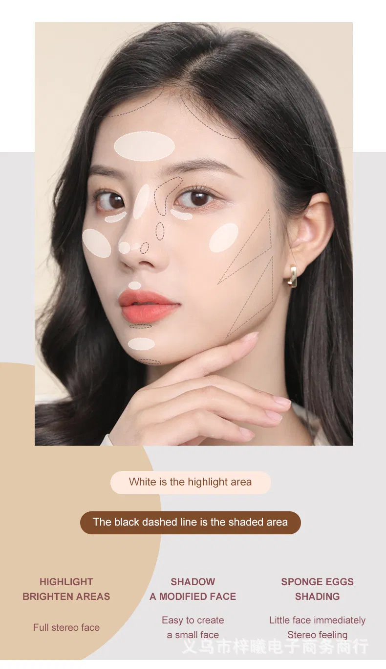 3D Brightening Concealer: Double-Head Face Repair Stick (Logo-Free) Concealer