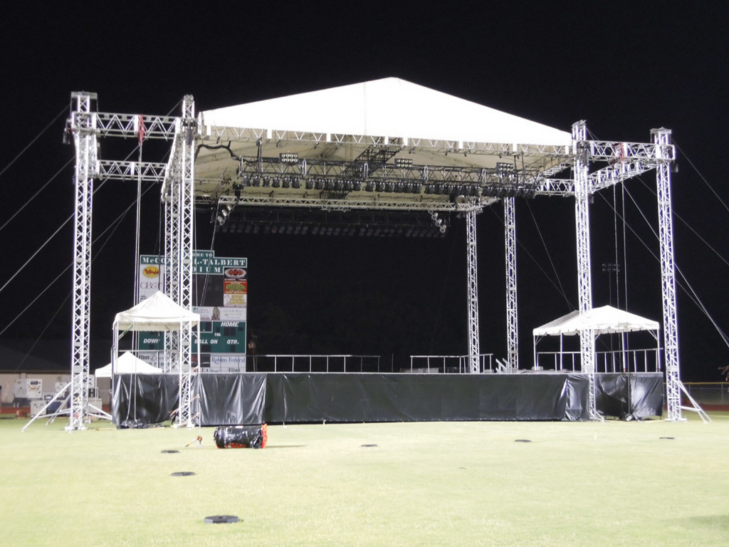 Event Roof Portable Folding Stage Spigot Lighting DJ Concert Aluminum Truss