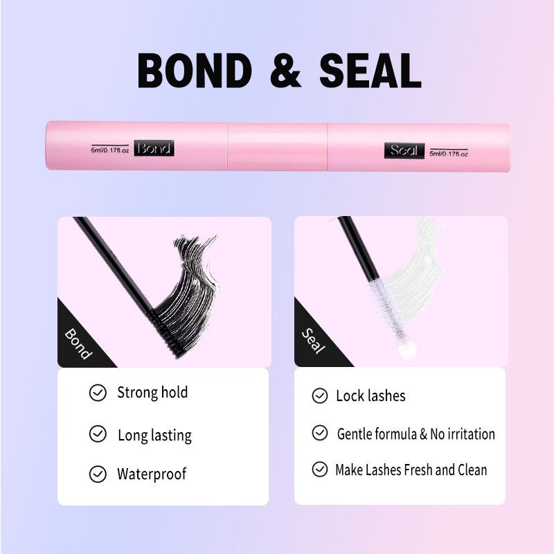 2 in 1 Bond and Seal Glue Waterproof Long-Lasting Lash Glue