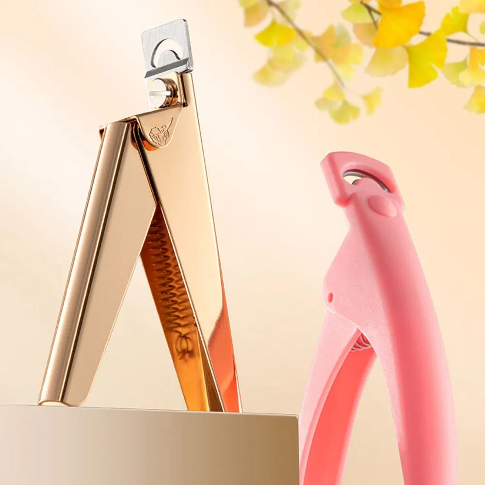 Multifunctional Manicure Scissors Cuticle Nipper Nail Cutter Type U Shape French Nails Art Clipper Supplies