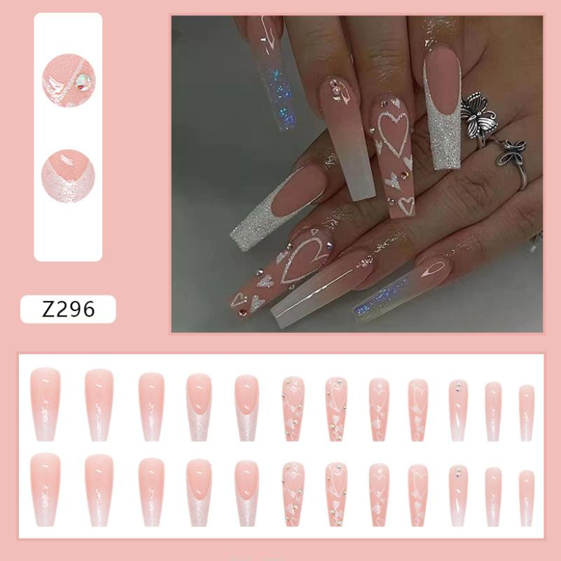 24PCS Press on Nails Fake Nails False Nails Wear Nails