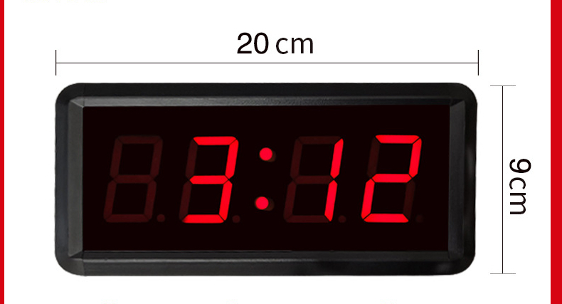 Debate Competition LED Workout Clock in Competitions Count Down and up