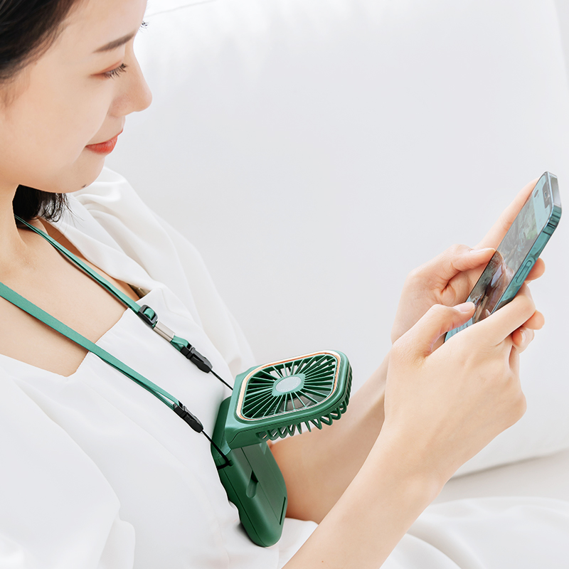 Hot Selling High Quality Multifunctional Portable USB Mini Folding Fan 3000 mAh Ultra-Thin Power Bank Mini Fan