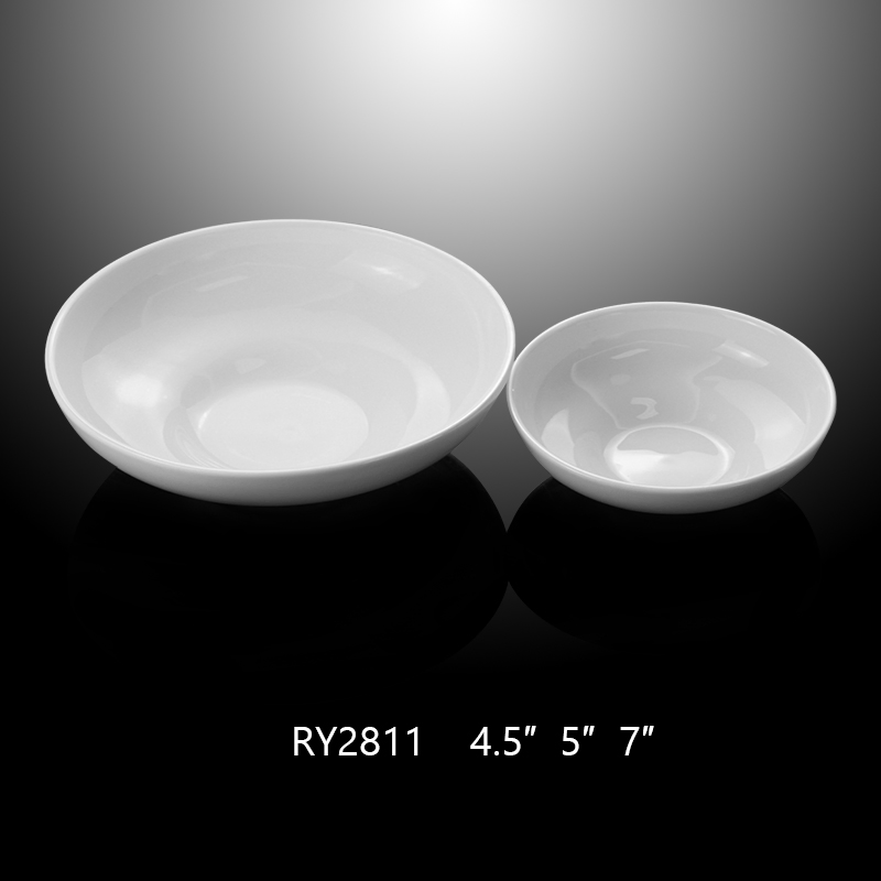 Chaozhou Factory Ceramic Round Salad Bowls for Sale