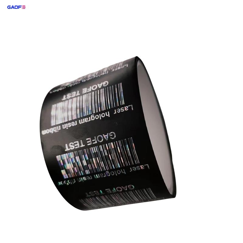 PP Black Continuous Paper Printing Clearly Waterproof Synthetic Paper Label