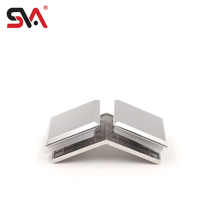 Modern Stainless Steel 135 Degree Glass Shower Door Hinge Patch Clamp