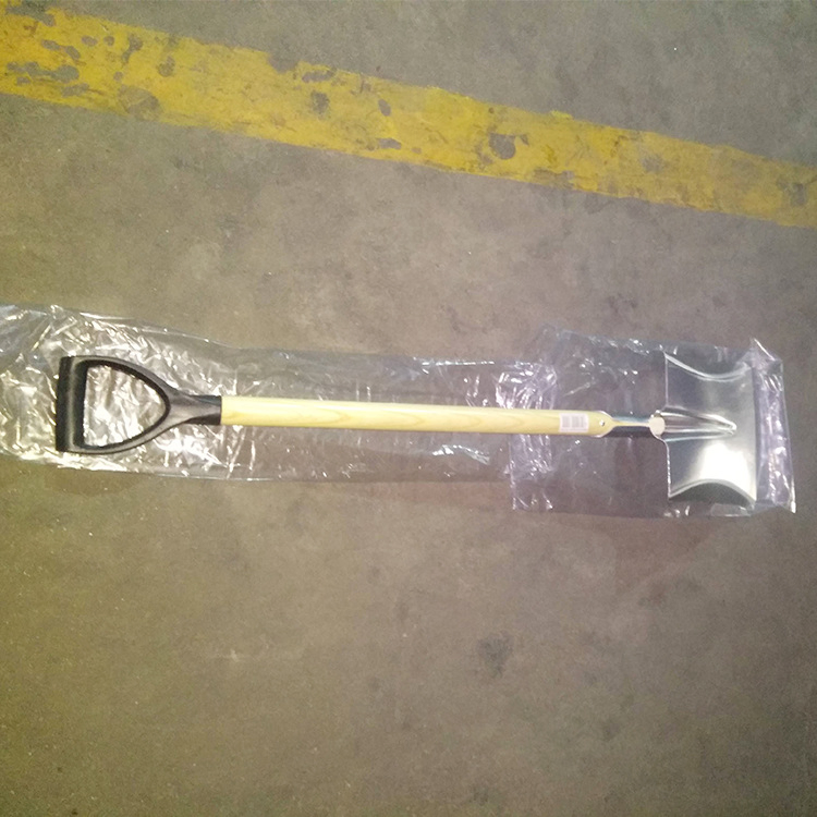 Agricultural Construction Spade Wooden Handle Large Square Aluminum Shovel