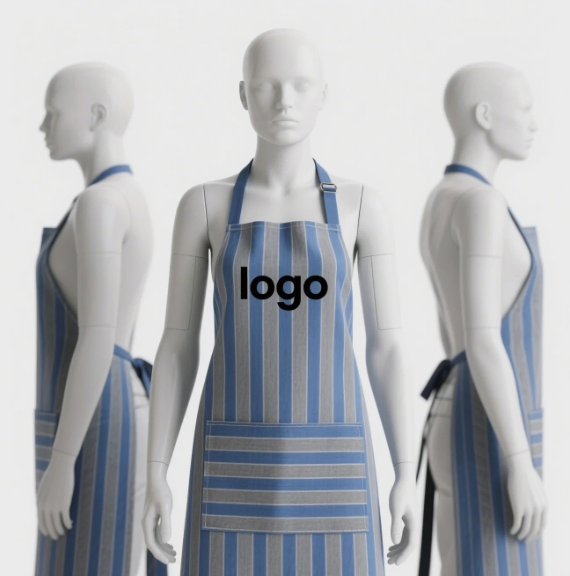 Kids Women Men Denim Waterproof Aprons Kitchen Chef Apron Custom Logo Apron for Beauty Salon Hairdresser Barber Work
