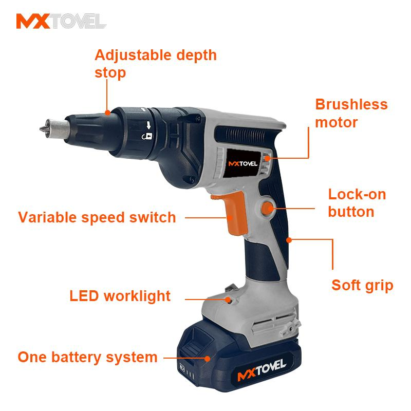Home Improvement Brushless Motor Drywall Automatic Screw Driver