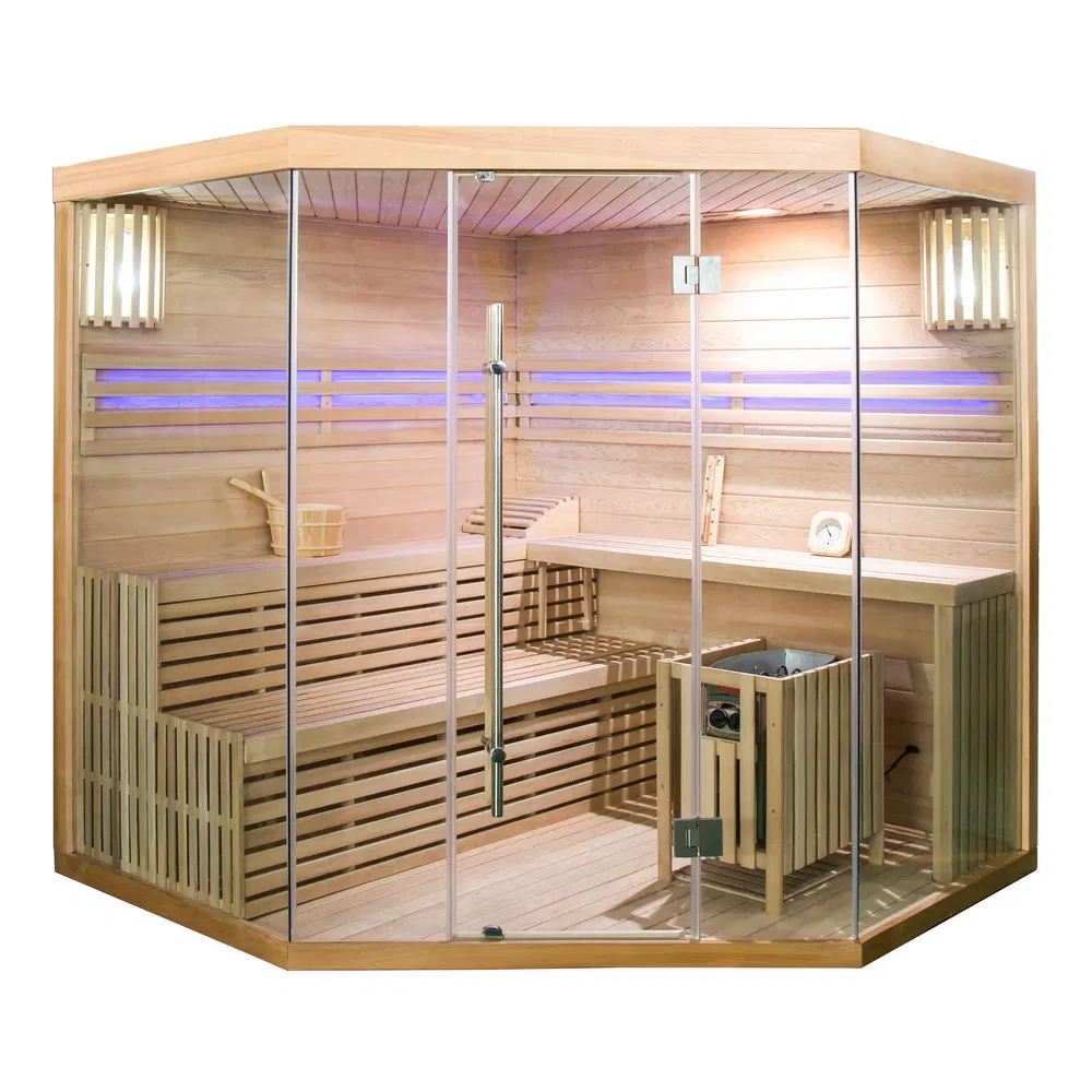 Традиционная сухая сауна из дерева EVST-005 на 4 персоны