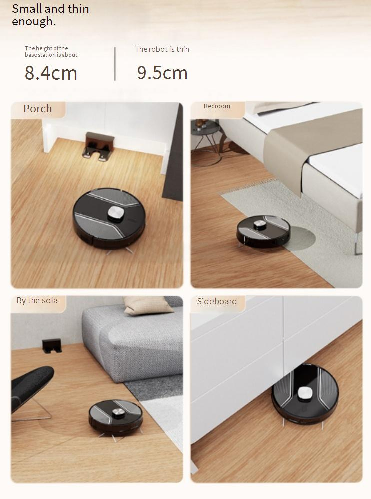 Robot Vacuum Cleaner Tuya Alexa Voice Control Automatic Charging Laser Navigation