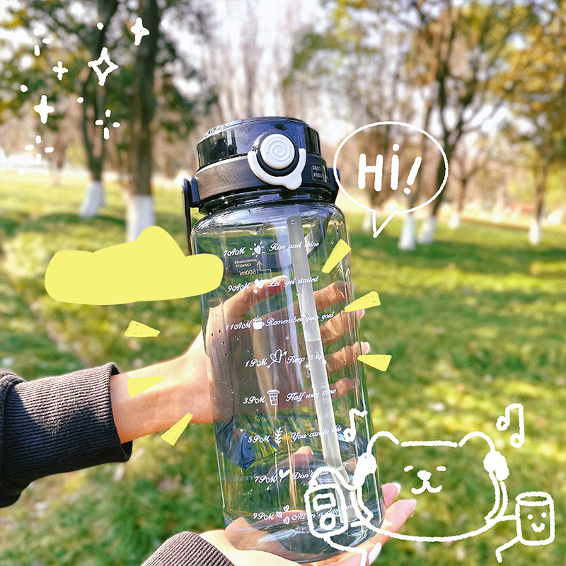 Supermarket Sale Gym Plastic Water Bottle