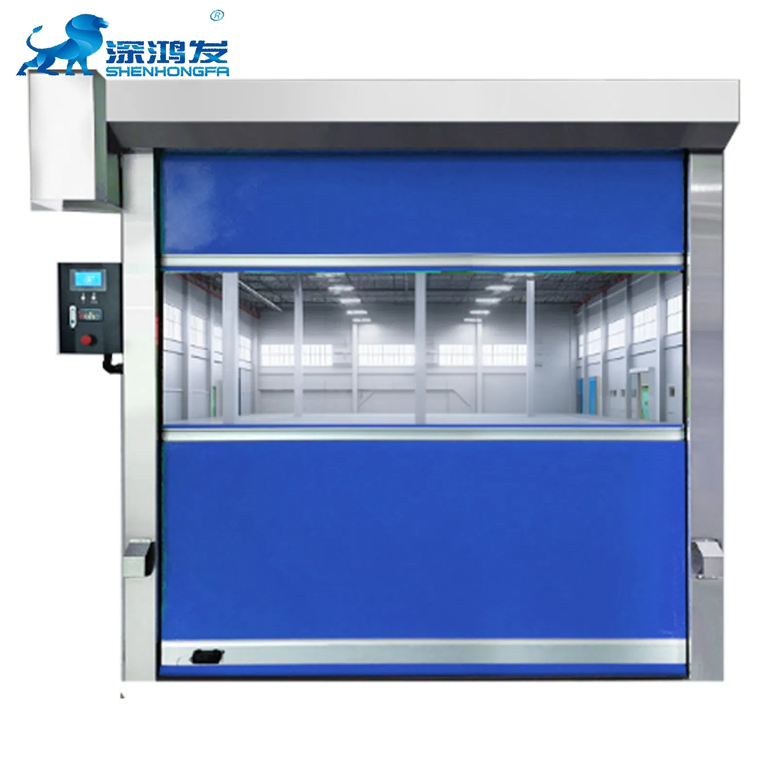 Modern Design Customizable Automatic Commercial High Speed PVC Door