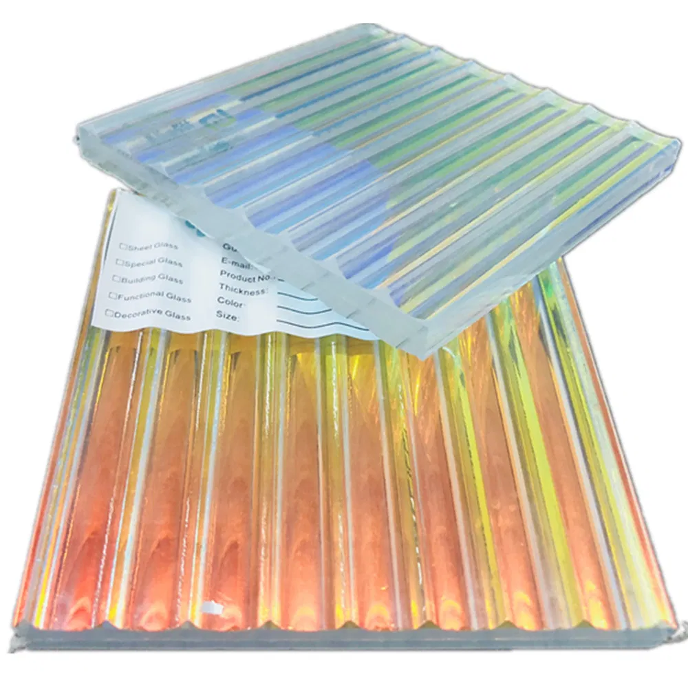 Wholesale Guangzhou Colorful Pattern Laminated Glass with Best Price (LG-TP)