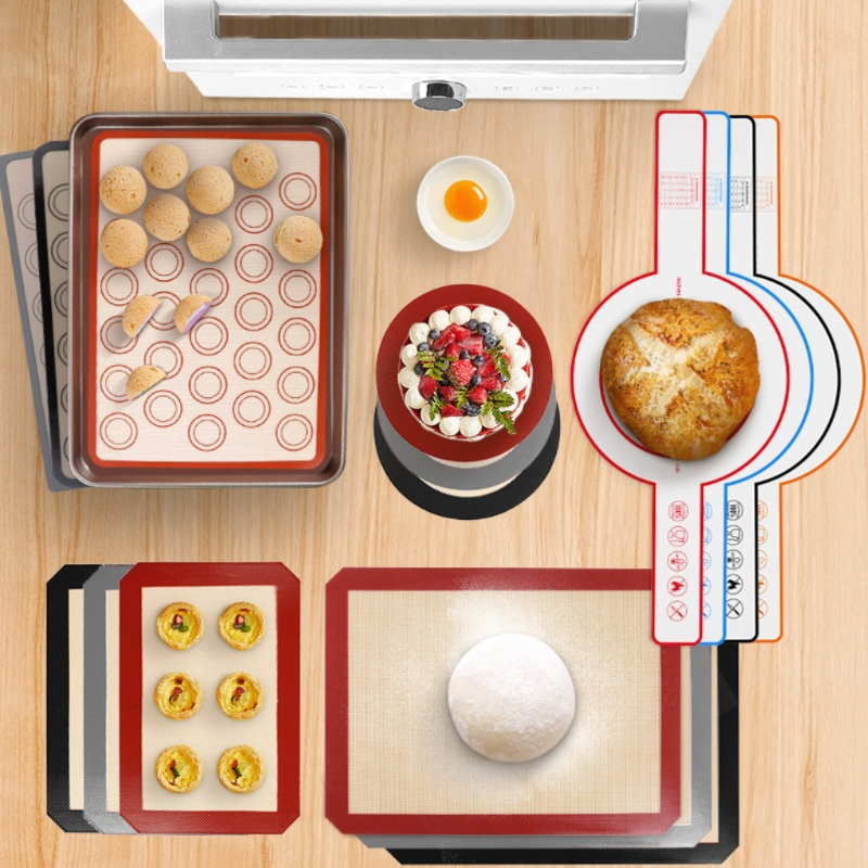 OEM Blocking Resistant Silicone Baking Mat with High Temperature Range for Food Pretreatment and Heating Pads