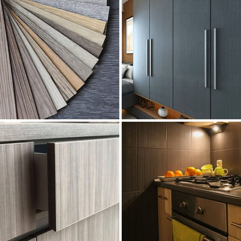 New Design Home Decor Decoration Material Hot Press Veneer Profiles Melamine Impregnite Paper & Basepaper Engineered Veneer