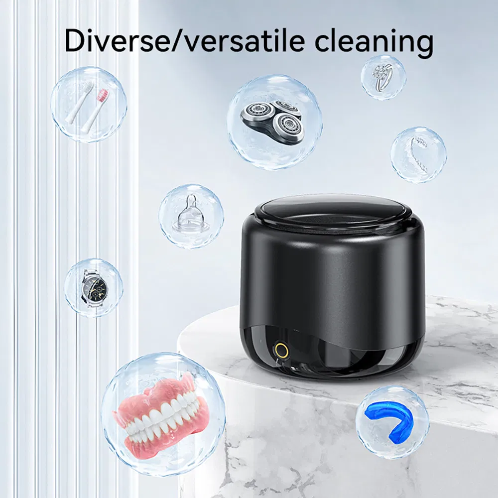 Portable Full-Automatic Ultrasonic Cleaning Machine Invisible Braces Cosmetic Brush Washer Cleaner