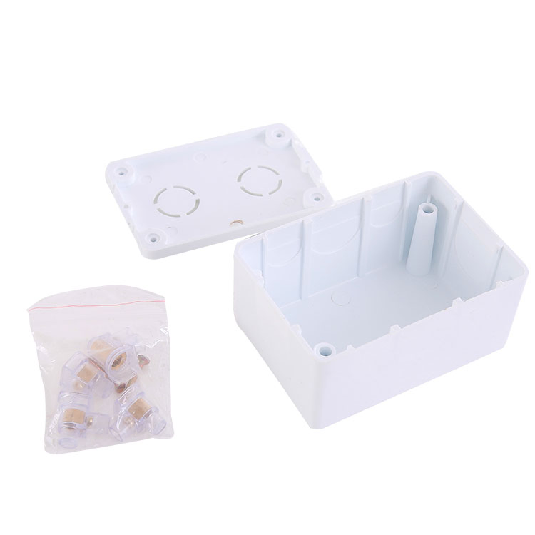 Wall Boxes Moulded Plastic 1 Gang with Sliding Nuts