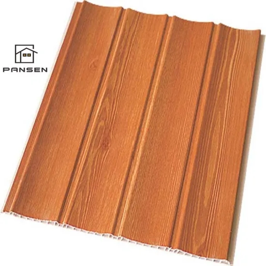 China Supplier 25 Cm Insulated PVC Wall Panels with Wooden Colors for Decoration