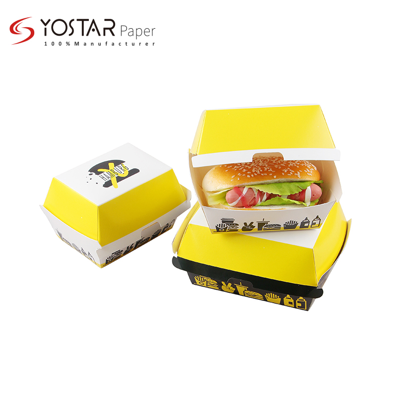 Hot-Selling Leakproof Hamburger Box for Restaurant Use