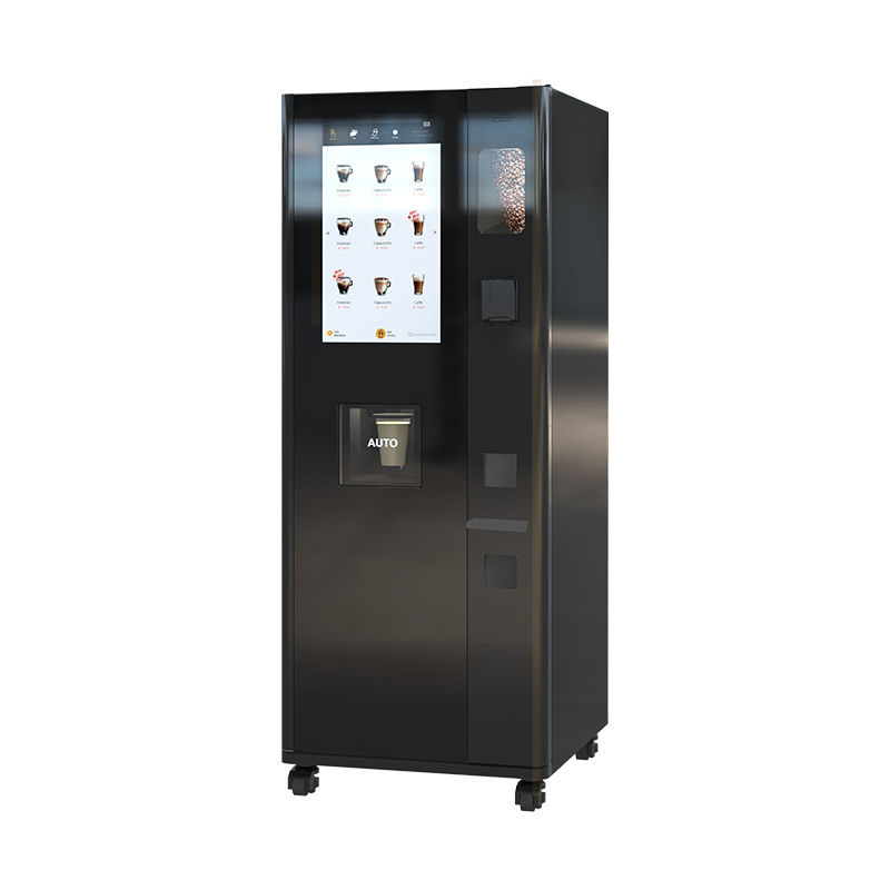 Fully Automatic Self-Service Intelligent Commercial Freshly Ground Coffee Vending Machine with 21.5-Inch Touch Screen and Multi-Pament and Cleaning Function