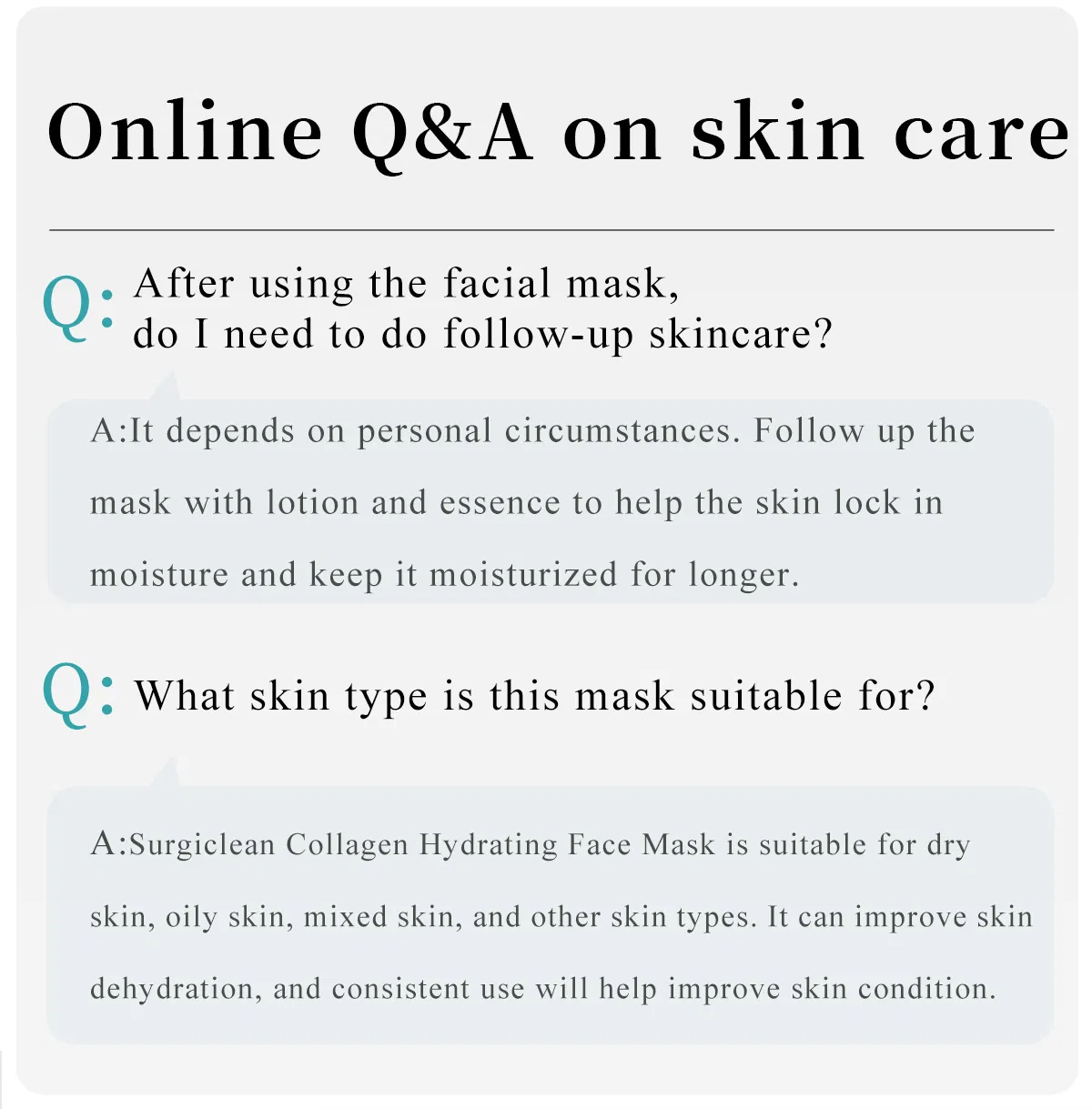Skformula Collagen Facial Mask Enjoy Refreshing and Hydrated Skin Provide OEM ODM Service