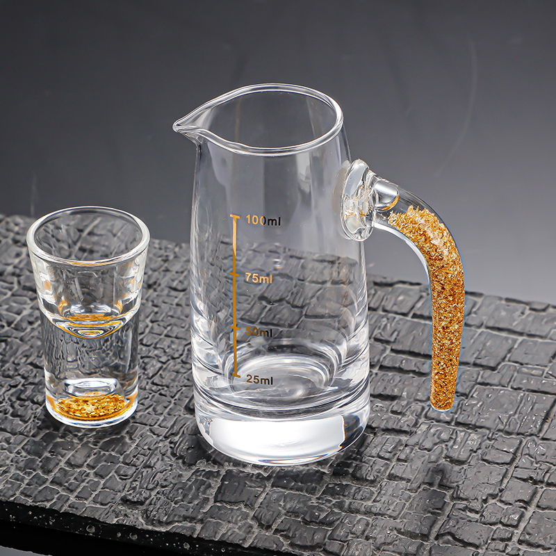 Wholesale Shot Glasses 15ml Liquor Divider Whiskey Decanter Glass Decanter 100ml