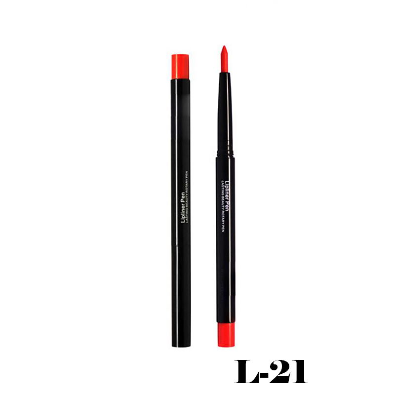 Lipliner Pencil with Sharpener Custom Color Lip Liner Wooden Pencil
