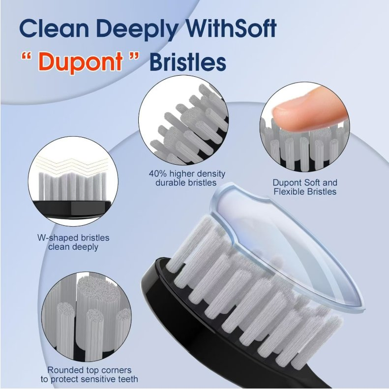 Deep Cleaning Ultrasonic Toothbrush for Superior Oral Care