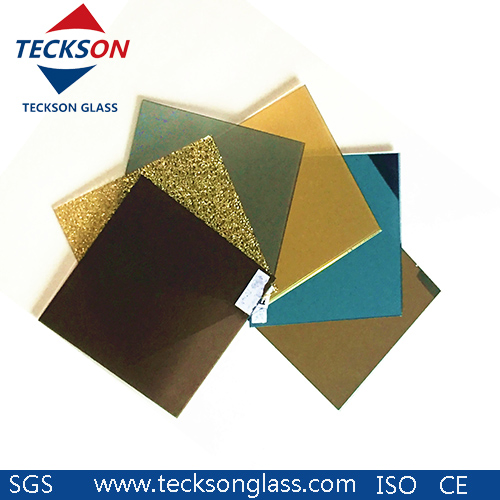 5mm Euro Bronze Colour Reflective Coated Float Glass for Building