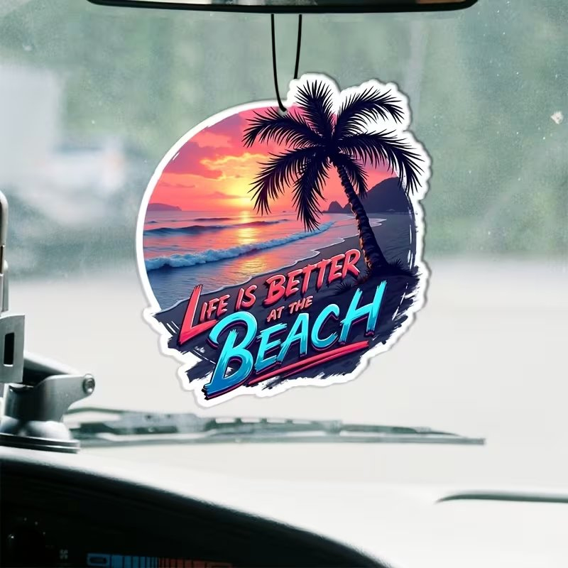 Promotional Gifts Customized Logo Paper Hanging Car Air Fragrance Cards Air Freshener Long Lasting Scents