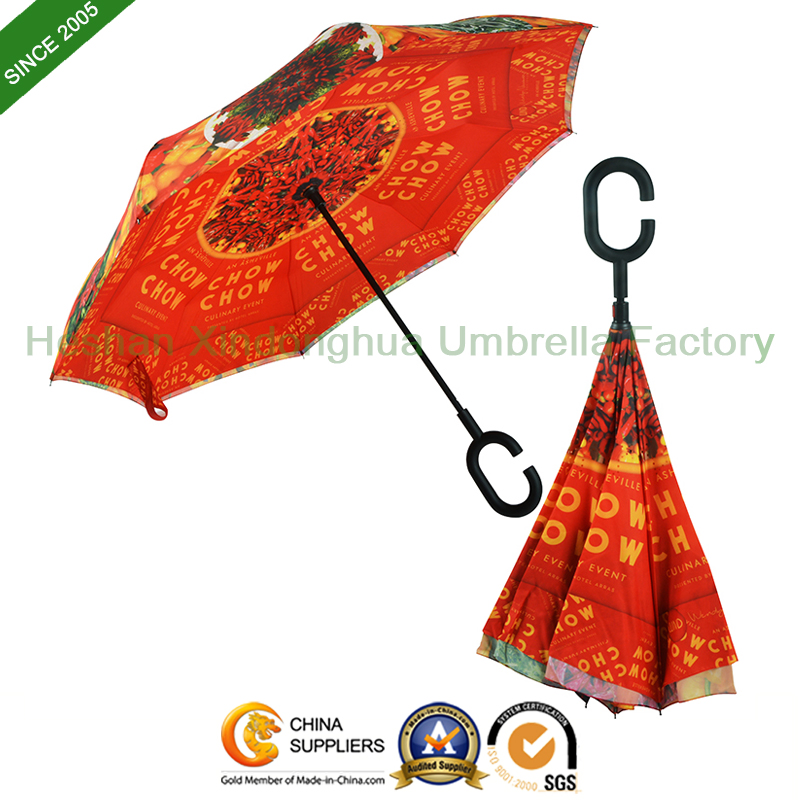 Wholesale High Quality Fashion Inverted Reverse Car Umbrella for Souvenirs (SU-0023I)