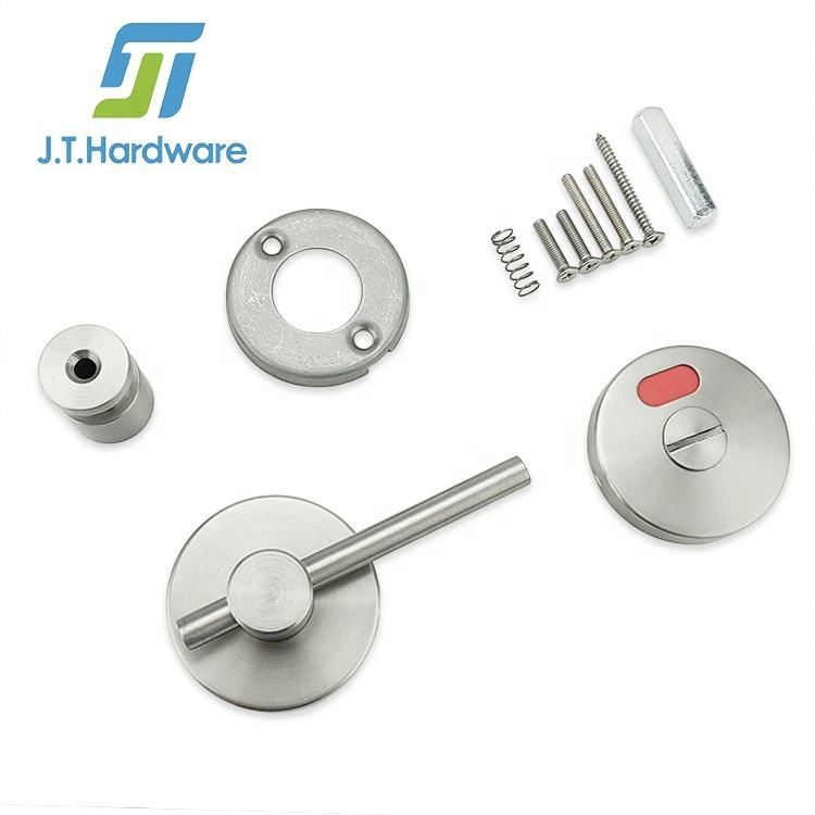 Stainless Steel Toilet Partition Door Lock Washroom Cubicles Indicator Lock for Public Toilet