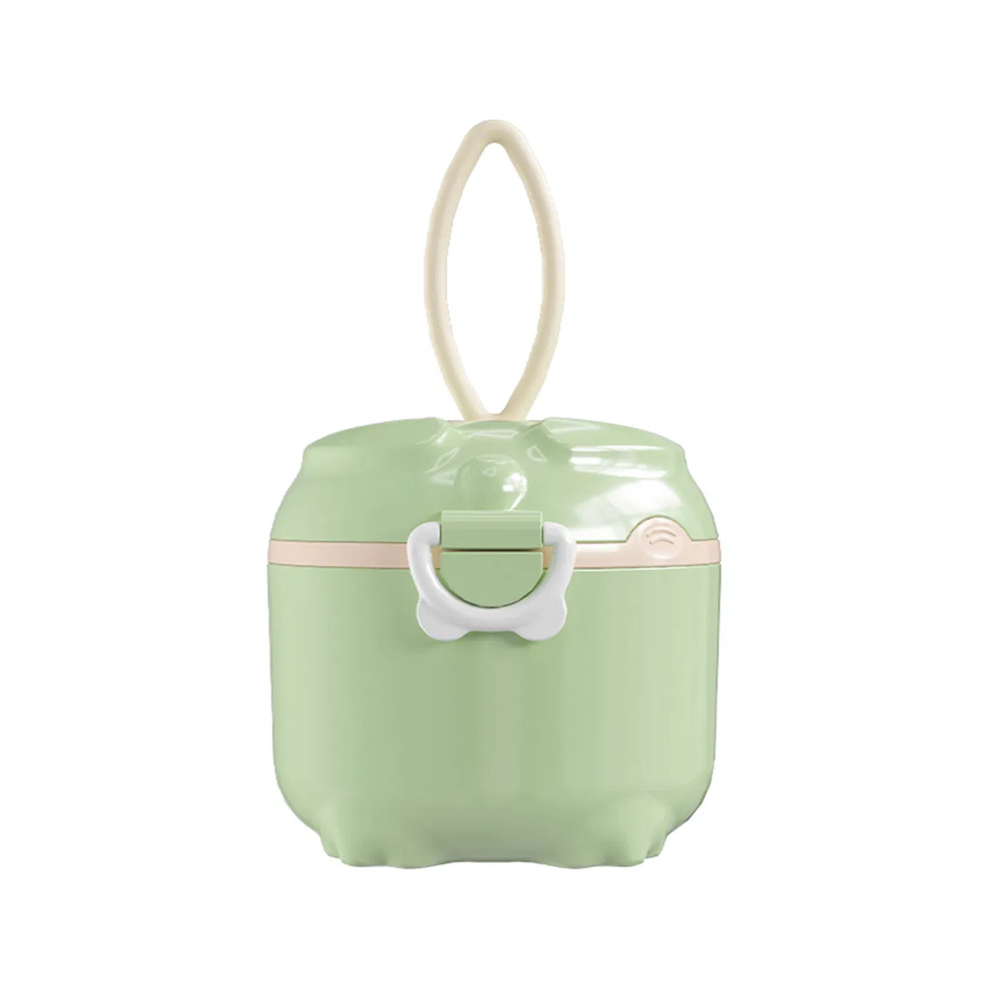 Portable 270g Milk Powder Container and Dispenser Set for Baby Formula for 0-12 Months Manual Type