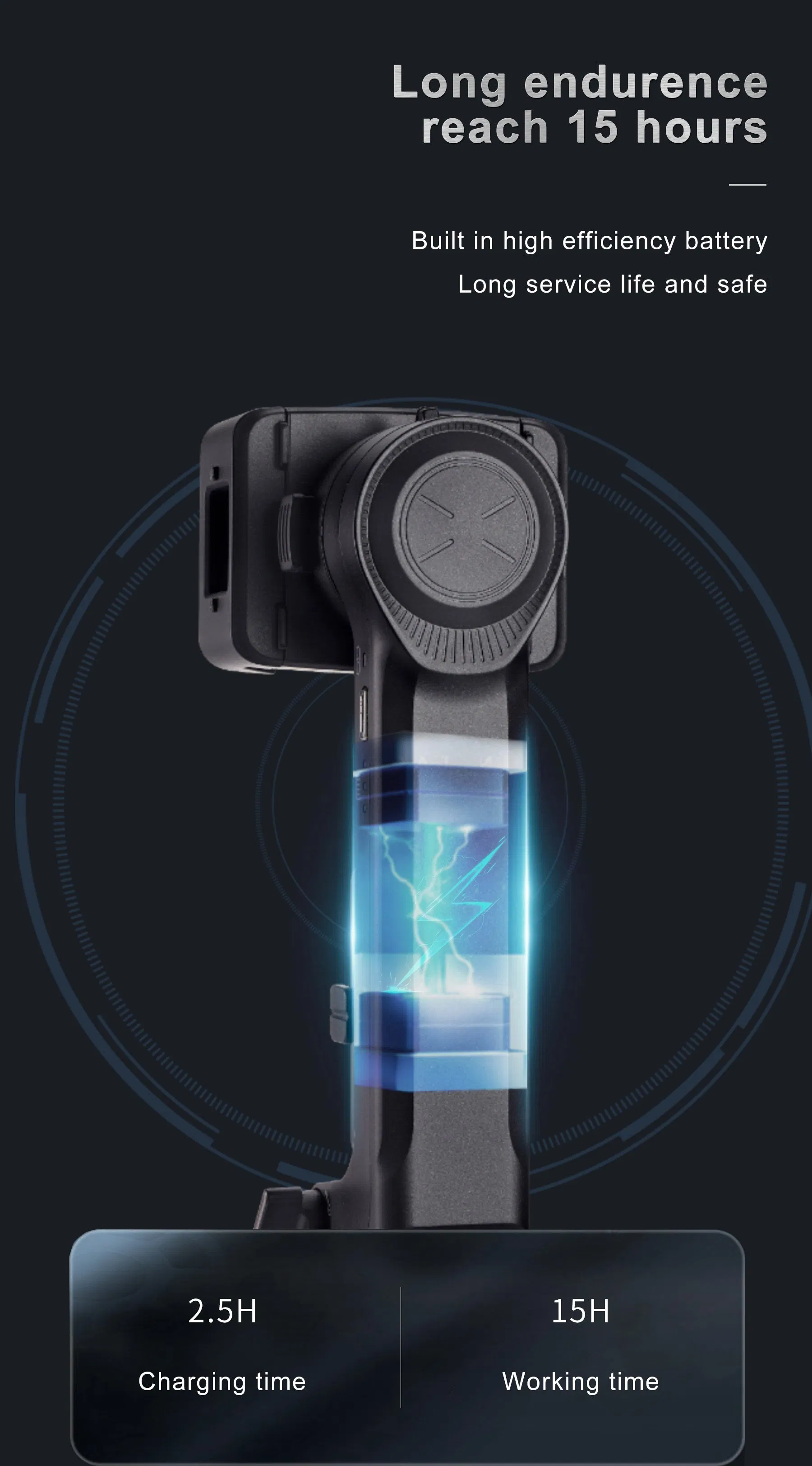 Стабилизатор MX-A10-1 Bluetooth, черный