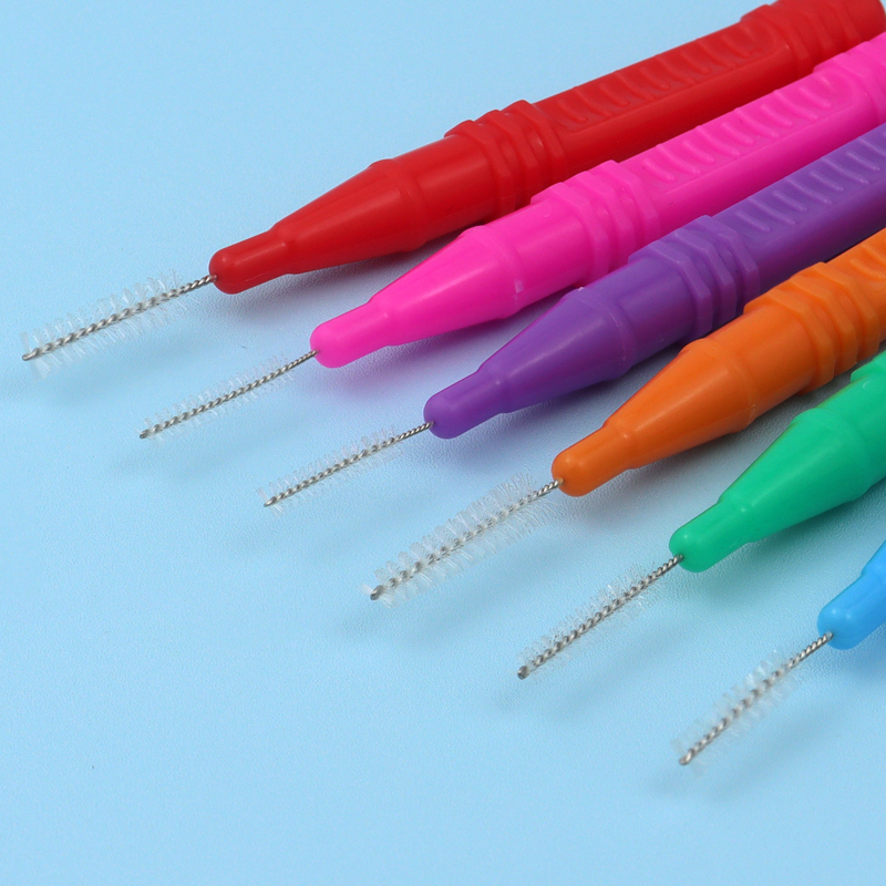Portable I-Shaped Orthodontic Dental Interdental Brush Oral Care for Adults Brace Cleaner