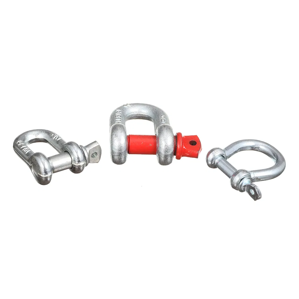 Lifting and Connecting Wire Rope Fittings Chain Fittings Marine Hardware Fittings Aluminium Stainless Steel D Ring Shackle