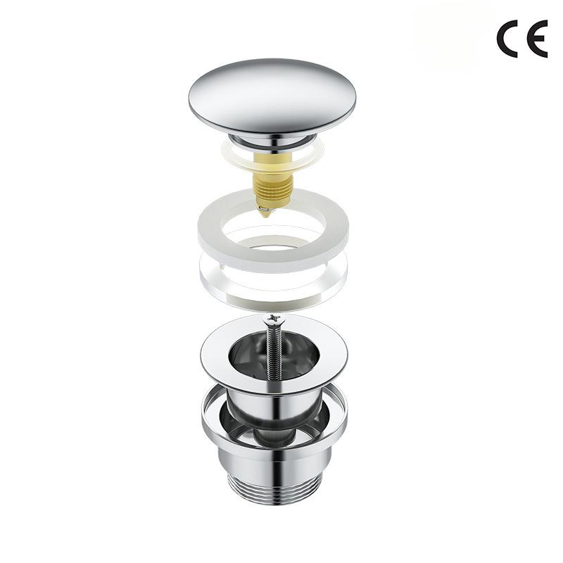 Сифон для раковины с антизасорной системой Push Down