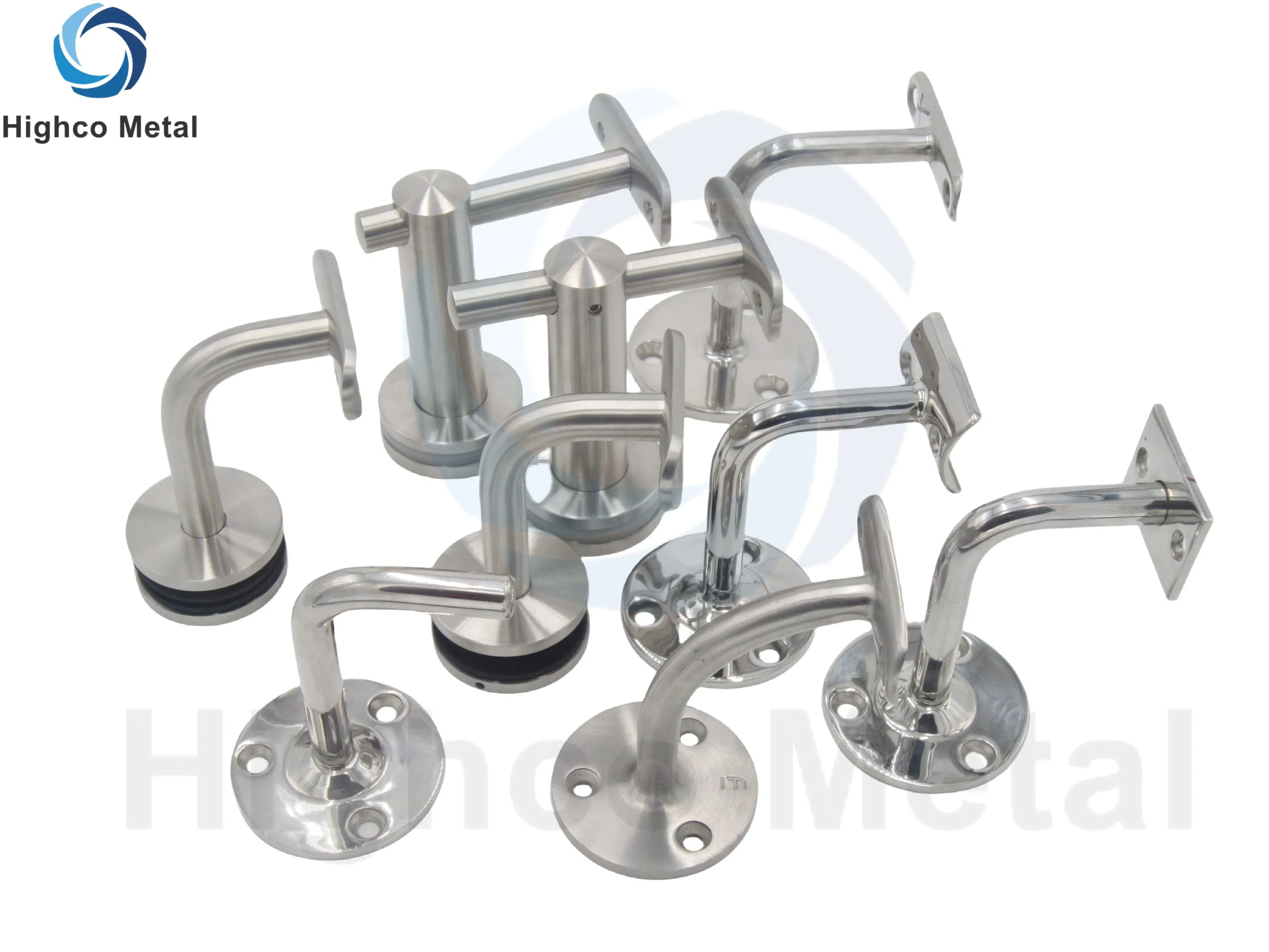 Stainless Steel Handrail Round Tube Joiner Elbow Railing Stair Balustrade Fittings
