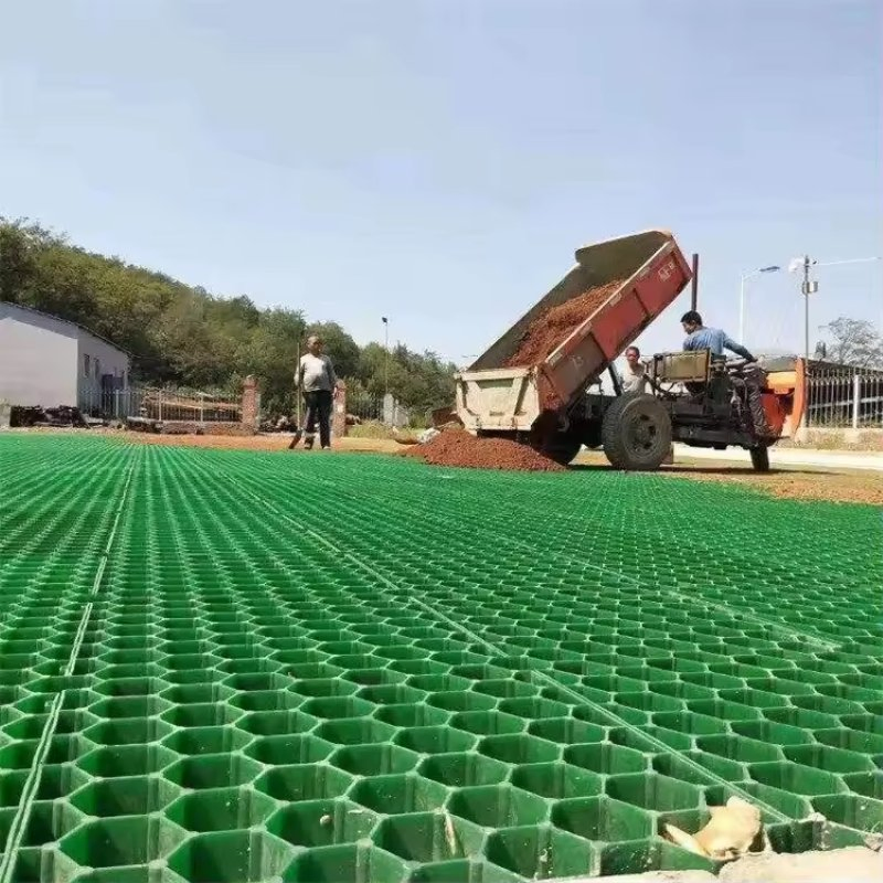 Driveway Gravel Stabilizer Plastic Injection Grass Grid for Road Construction