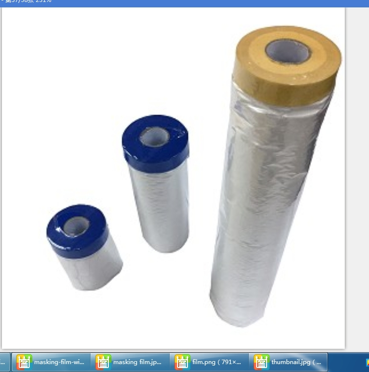 Interior Decoration Protective Sheet HDPE for Windows Furniture Paint Work Masking Film